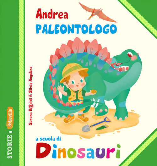 Cover of Andrea Paleontologo a scuola di dinosauri