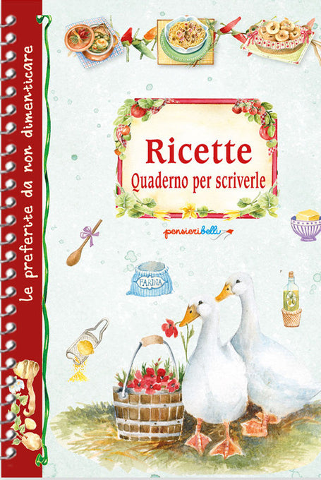 Ricette. Quaderno per scriverle. Oche
