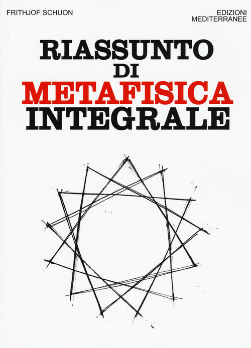 Cover of Riassunto di metafisica integrale