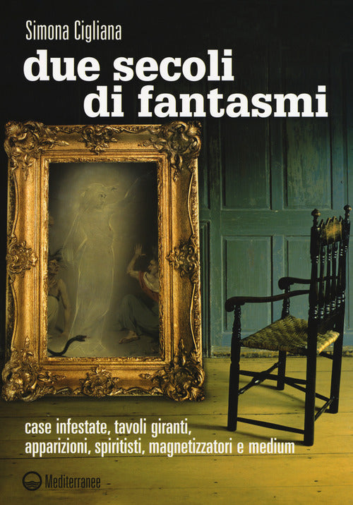 Cover of Due secoli di fantasmi. Case infestate, tavoli giranti, apparizioni, spiritisti, magnetizzatori e medium