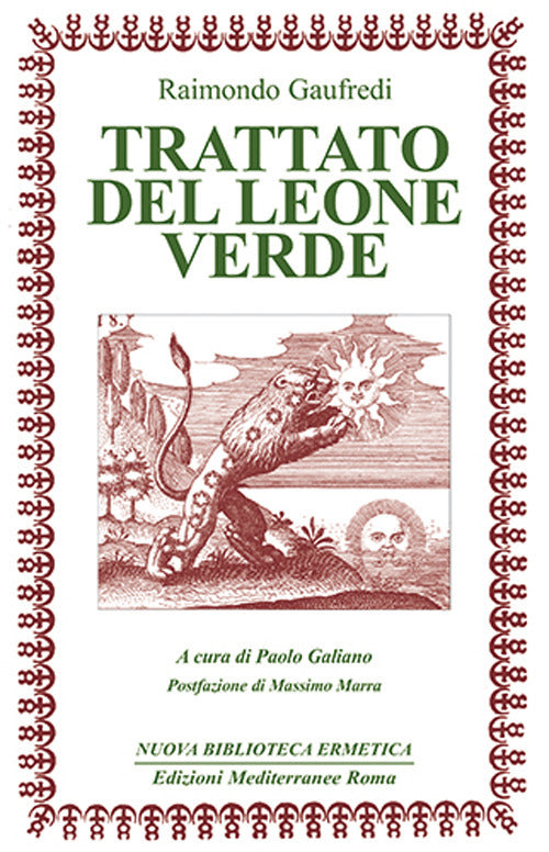 Cover of Trattato del leone verde. Testo latino a fronte