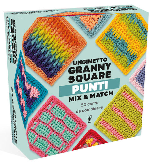 Uncinetto granny square. Punti. Mix & match