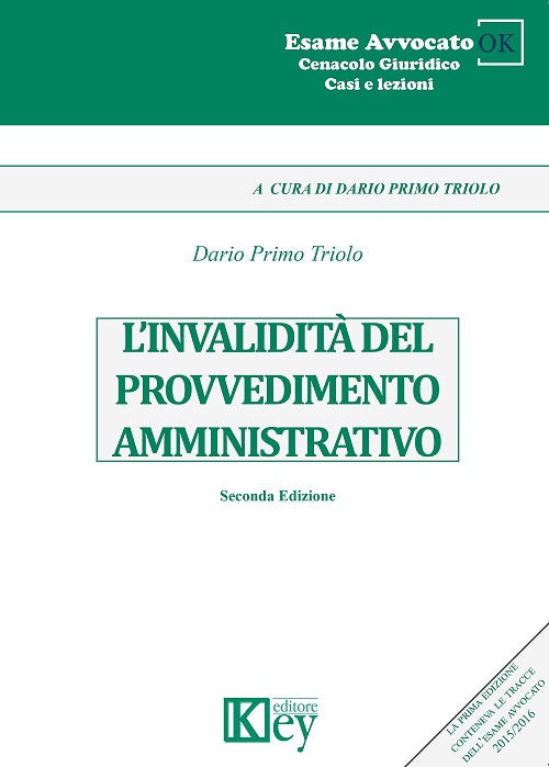 Cover of invalidità del provvedimento amministrativo