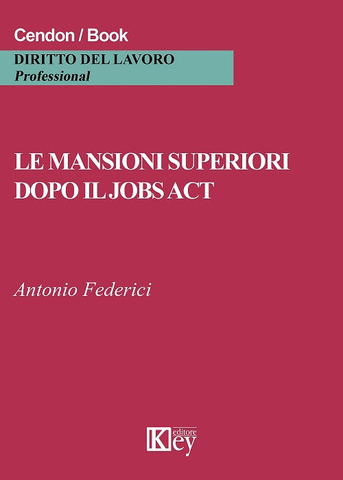 Cover of mansioni superiori dopo il jobs act