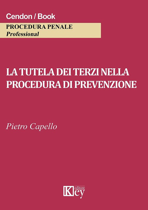 Cover of tutela dei terzi nella procedura di prevenzione