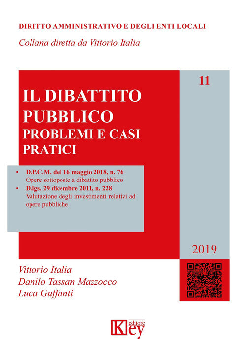 Cover of dibattito pubblico. Problemi e casi pratici