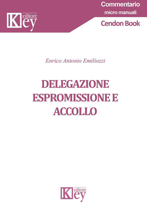 Cover of Delegazione espromissione e accollo
