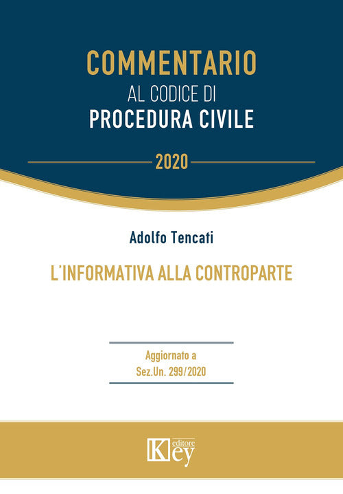 Cover of informativa alla controparte
