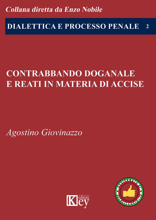 Cover of Contrabbando doganale e reati in materia di accise