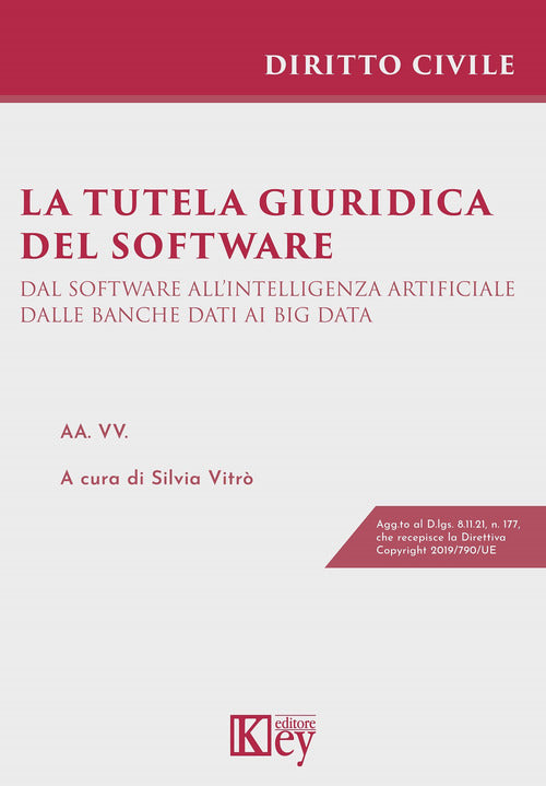 Cover of tutela giuridica del software
