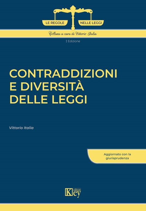 Cover of Contraddizioni e diversità delle leggi