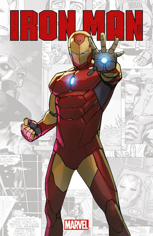 Cover of Iron Man. Marvel-verse