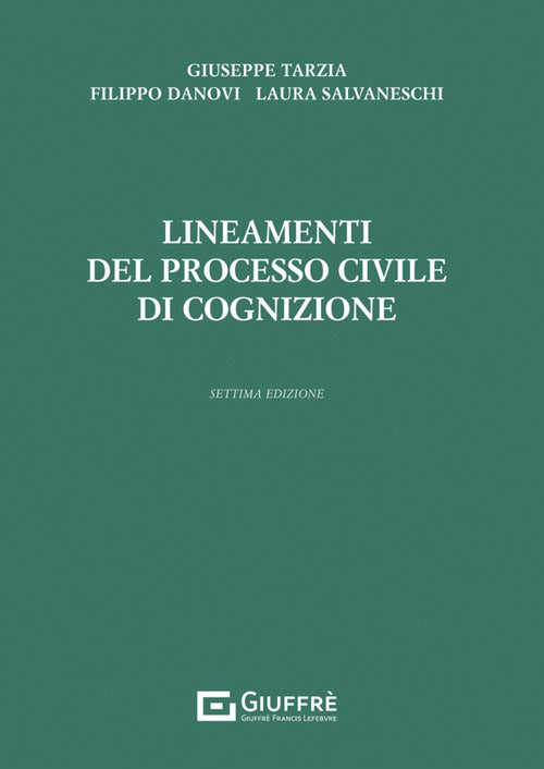 Cover of Lineamenti del processo civile di cognizione