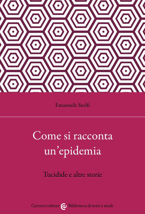 Cover of Come si racconta un'epidemia. Tucidide e altre storie