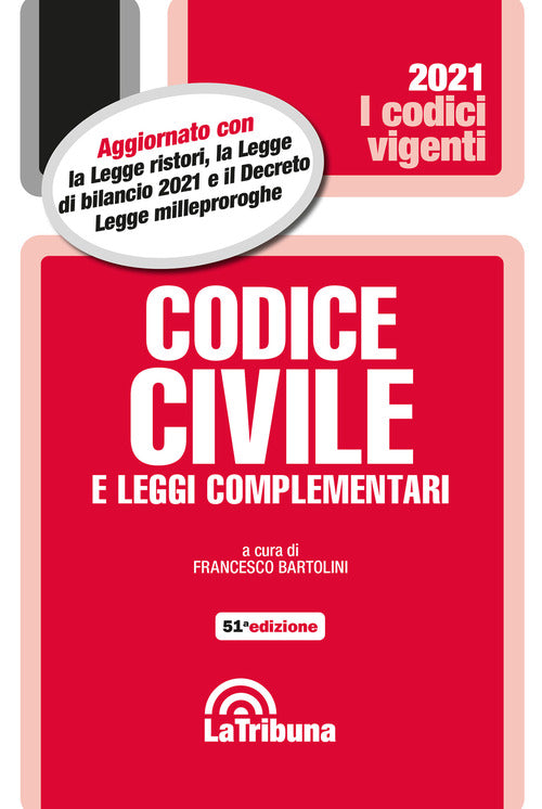 Cover of Codice civile e leggi complementari