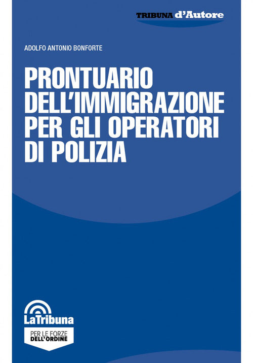 Cover of Prontuario dell'immigrazione per gli operatori di polizia