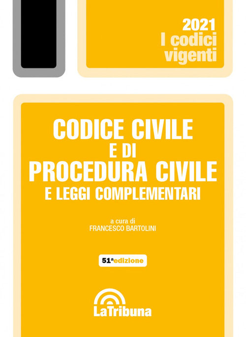 Cover of Codice civile e di procedura civile e leggi complementari