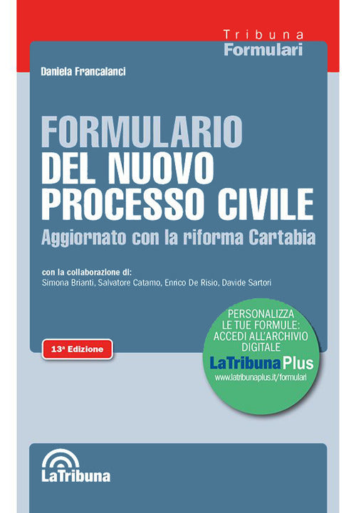 Cover of Formulario del nuovo processo civile
