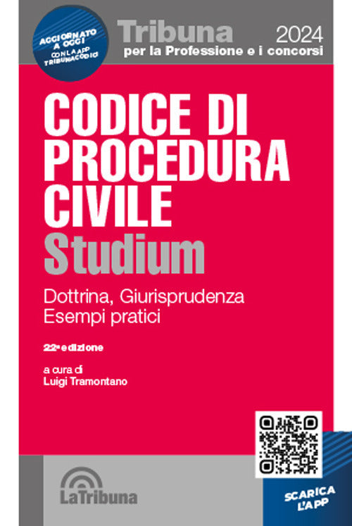 Cover of Codice di procedura civile Studium. Dottrina, giurisprudenza, schemi, esempi pratici