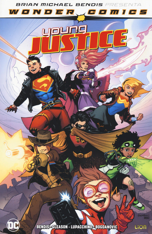 Cover of Young justice. Wonder comics