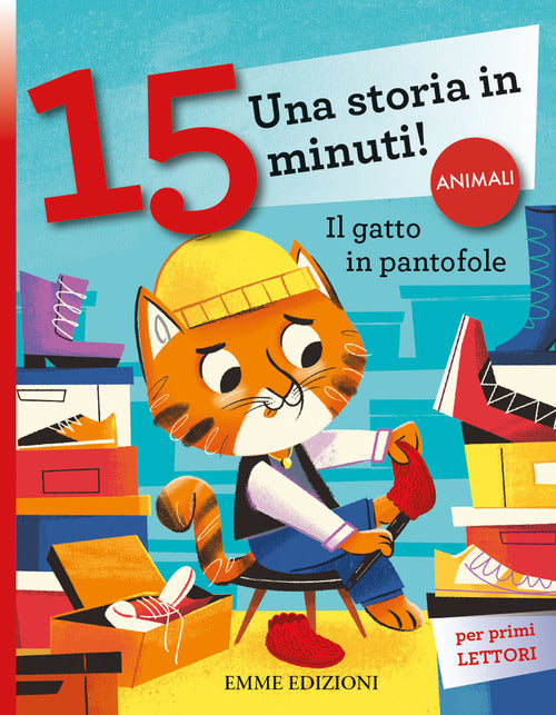 Cover of gatto in pantofole. Stampatello minuscolo