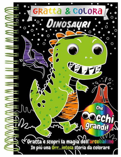 Cover of Dinosauri. Gratta e colora