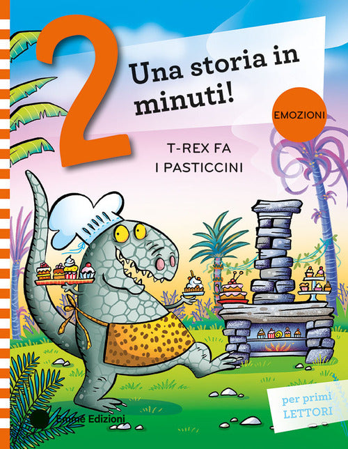 T-Rex fa i pasticcini. Stampatello maiuscolo