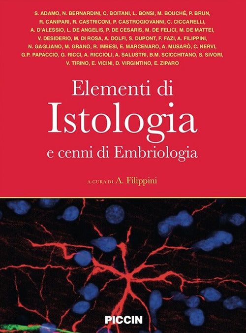 Cover of Elementi di istologia e cenni di embriologia