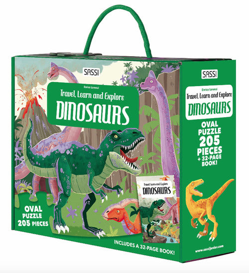 Cover of Dinosaurs. Travel, learn and explore