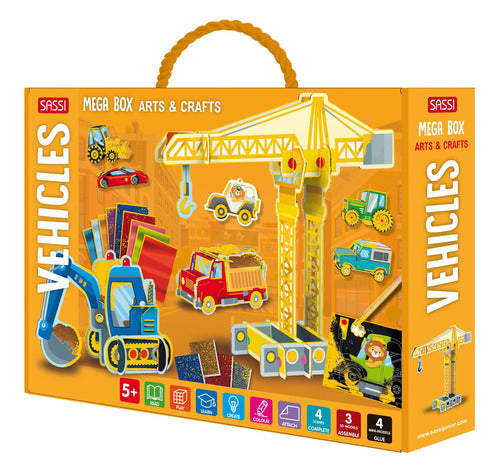 Vehicles. Mega box arts & crafts