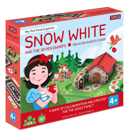 Snow white and the seven dwarfs. The wicked queen's course! My first board games