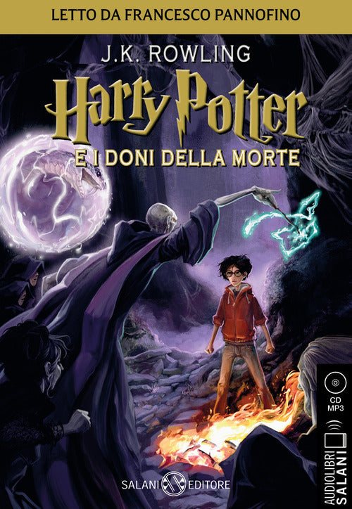 Cover of Harry Potter e i doni della morte letto da Francesco Pannofino. Audiolibro. CD Audio formato MP3