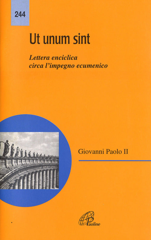 Cover of Ut unum sint. Lettera enciclica circa l'impegno ecumenico
