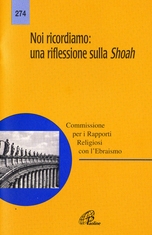 Cover of Noi ricordiamo: una riflessione sulla Shoah