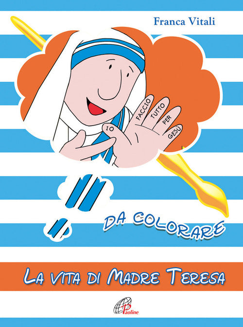 Cover of vita di madre Teresa da colorare