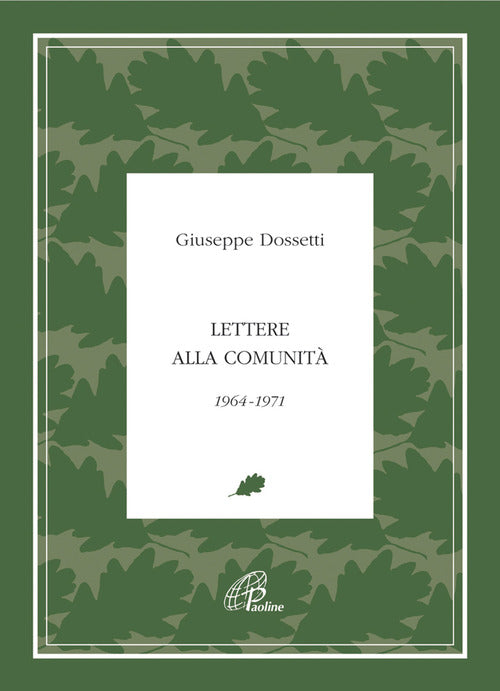 Cover of Lettere alla comunità 1964-1971