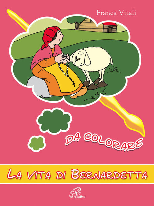Cover of vita di Bernardetta da colorare