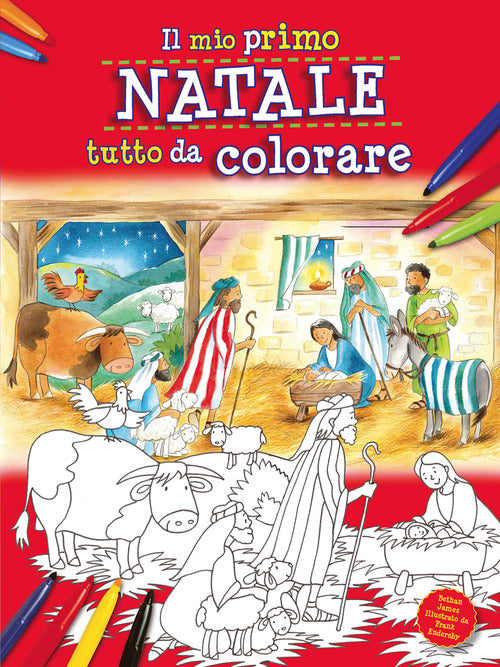 Cover of mio primo Natale tutto da colorare