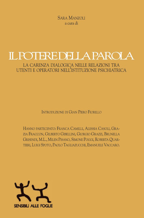 Cover of potere della parola. La carenza dialogica nelle relazioni tra utenti e operatori nell'istituzione psichiatrica