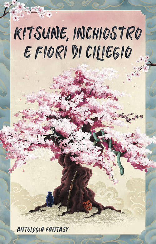 Kitsune, inchiostro e fiori di ciliegio