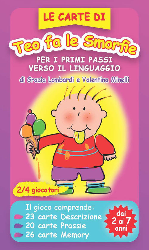 Le carte di Teo fa le smorfie. Per i primi passi verso il linguaggio