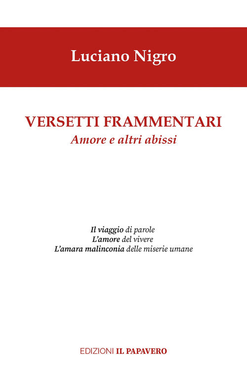 Versetti frammentari. Amore e altri abissi