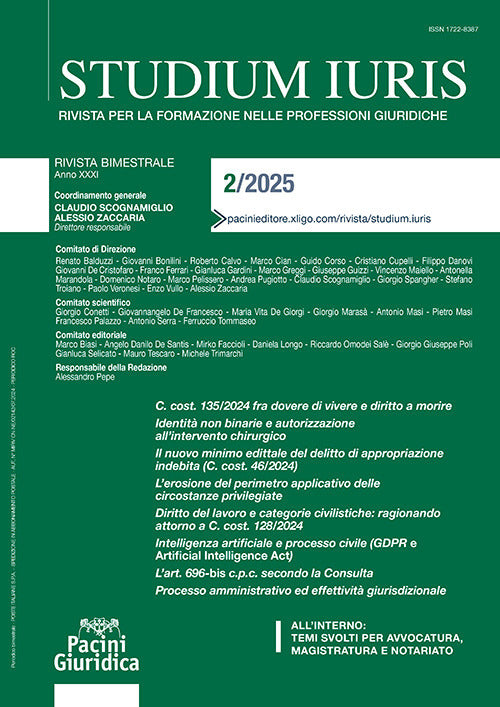 Studium iuris. Rivista per la formazione delle professioni giuridiche. Vol. 2