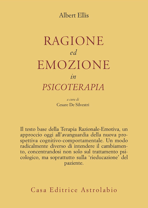 Ragione ed emozione in psicoterapia