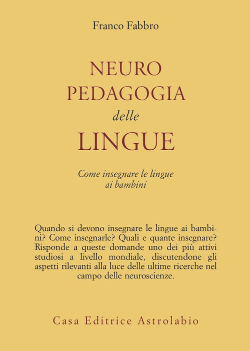 Neuropedagogia delle lingue. Come insegnare le lingue ai bambini