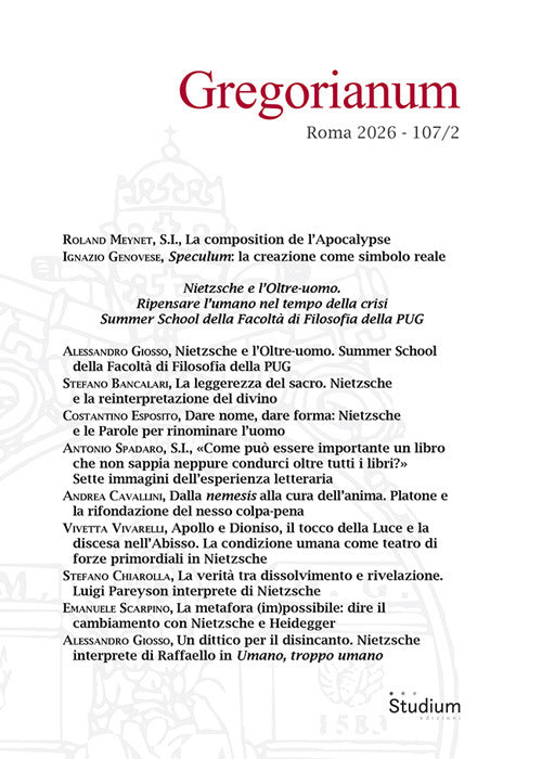 Gregorianum. Vol. 2