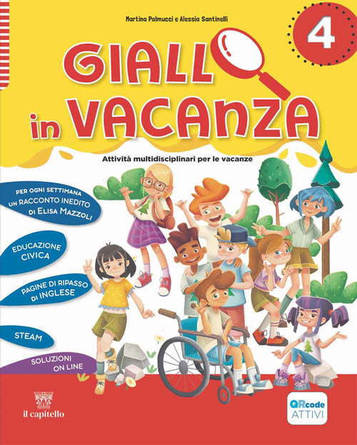 Giallo in vacanza. Attivit multidisciplinari per le vacanze. Per la Scuola elementare. Vol. 4: Con Inserto delle regole, Logicando, Narrativa: il fantasma di Canterville e The legend of Dick Whittington