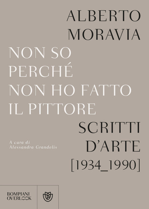 Non so perch non ho fatto il pittore. Scritti d'arte (1934-1990)