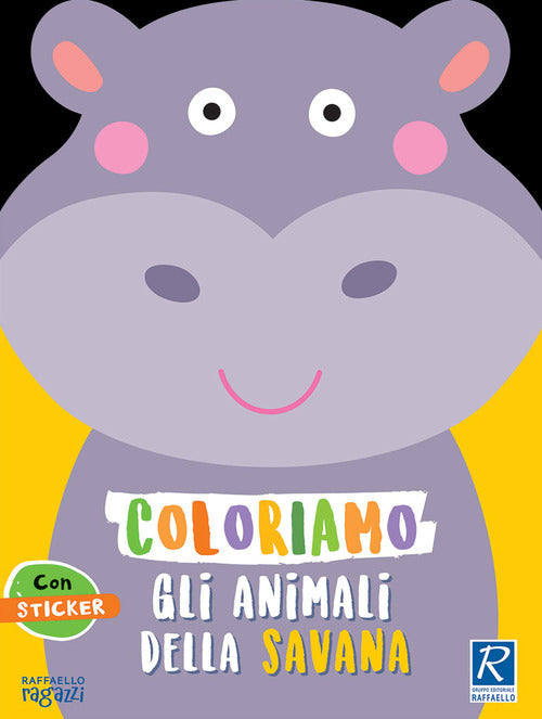 Coloriamo gli animali della savana. Con stickers