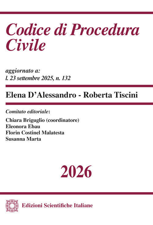 Codice di procedura civile 2026